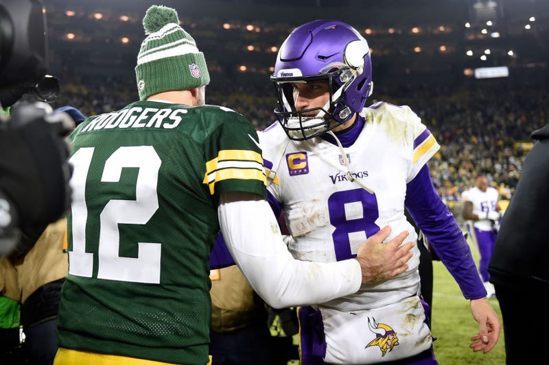 Vikings-Packers, Aaron Rodgers, Kirk Cousins