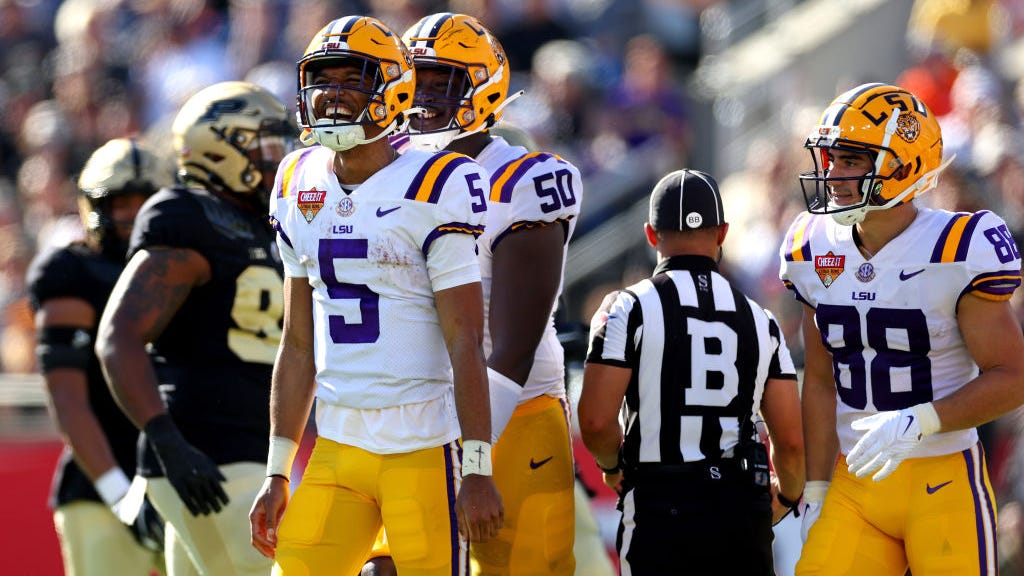 LSU the 1st team in quarter-century to hit this TD mark in Citrus Bowl rout of Purdue