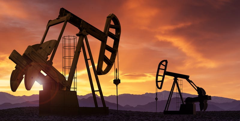 Oil drilling. 