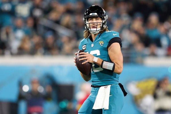 Trevor Lawrence is preparing for his first career playoff game. 