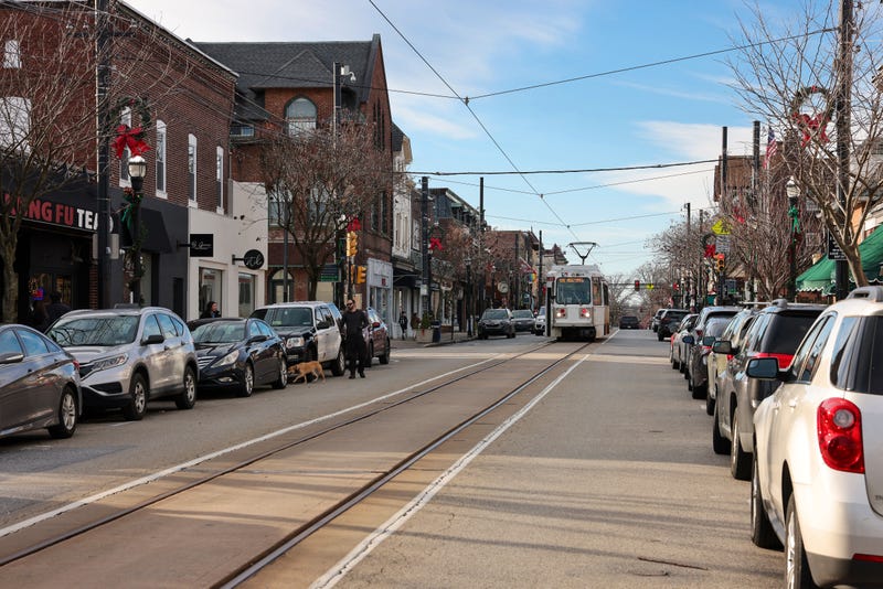 Main Street in Media, Pennsylvania.