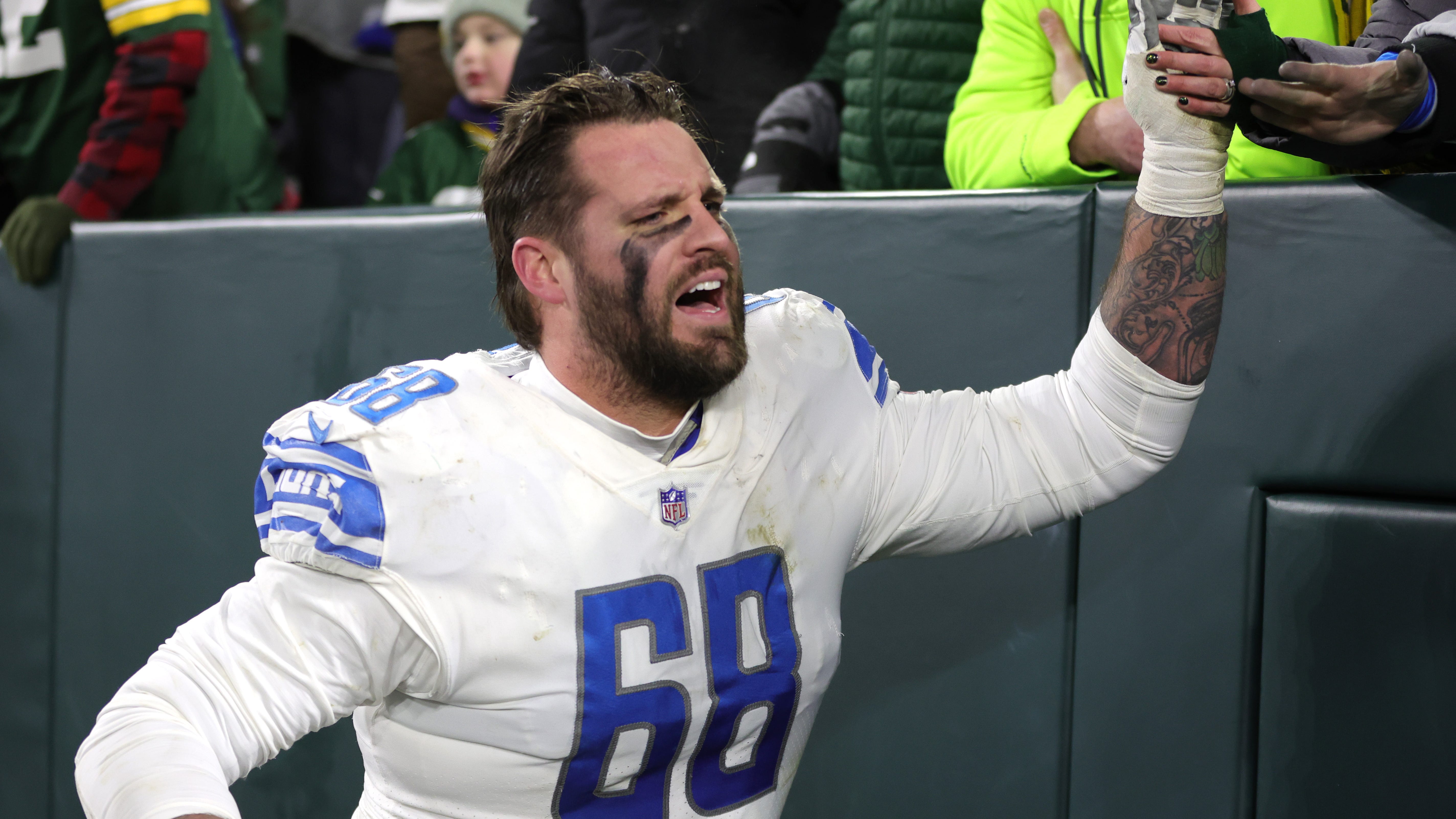 Taylor Decker and Lions are hungry, in a starving city