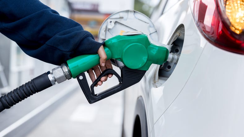 pumping gas