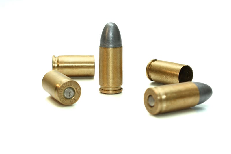 Stock image of bullets