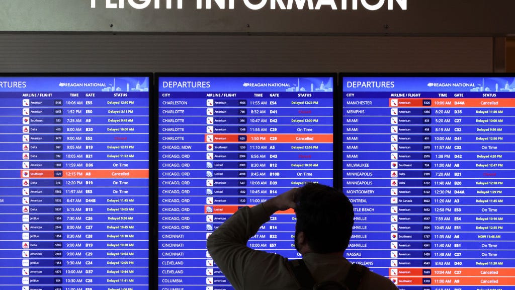 Here’s what led to national flight delays this week