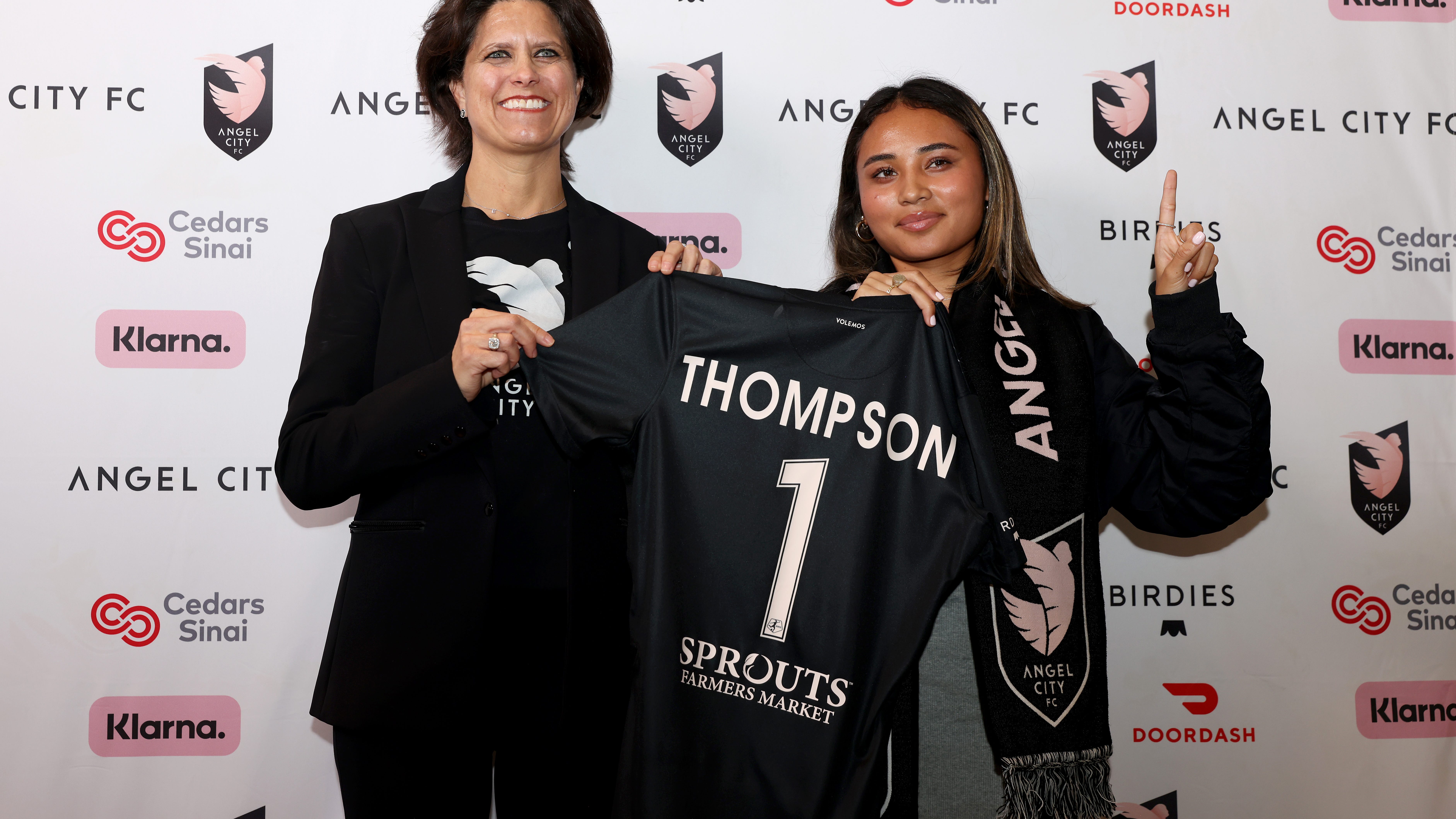 Angel City FC pick 18-year-old Alyssa Thompson with first overall pick