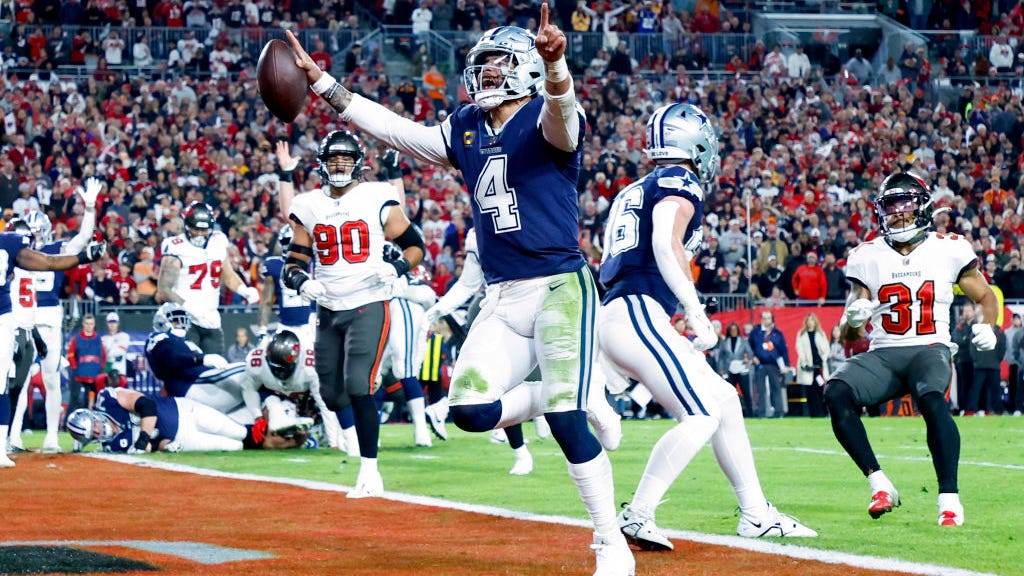 Cowboys QB Dak Prescott makes playoff history vs. Bucs