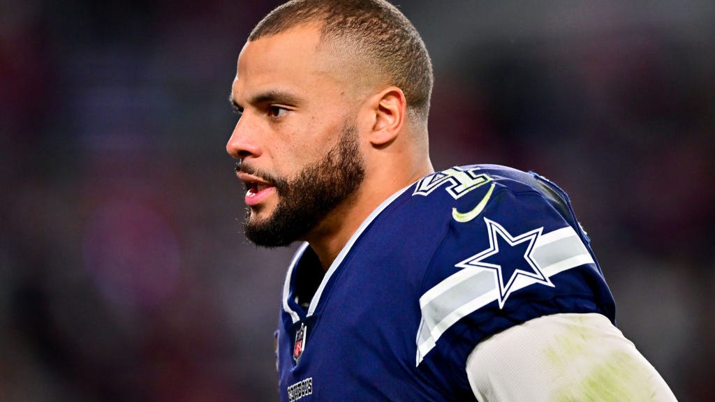 Where does Dak Prescott rank in the 2023 NFL personnel QB list?