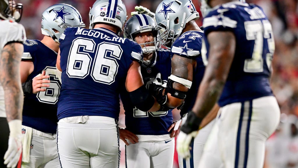 Mike McCarthy backs Cowboys kicker Brett Maher after unfortunate night vs. Bucs