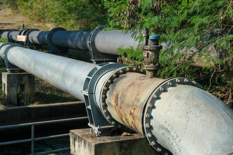 Steel water pipes for community utilities
