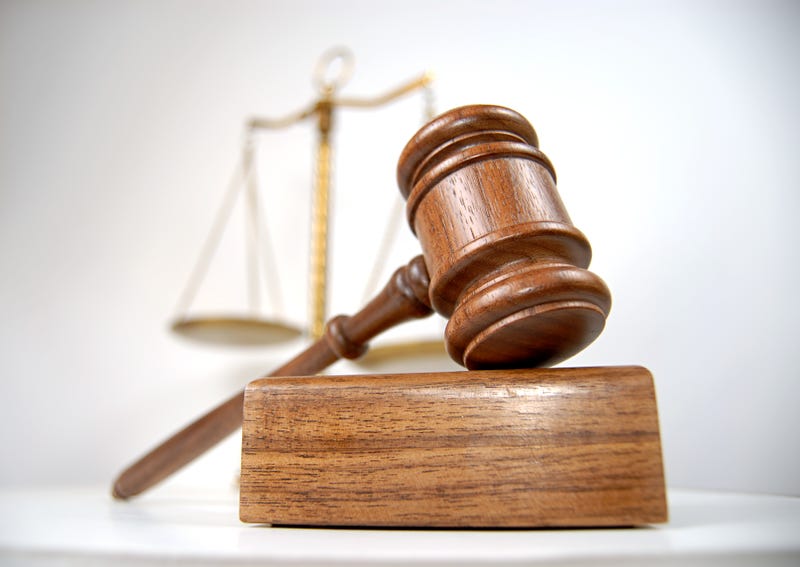 Gavel and scales of justice