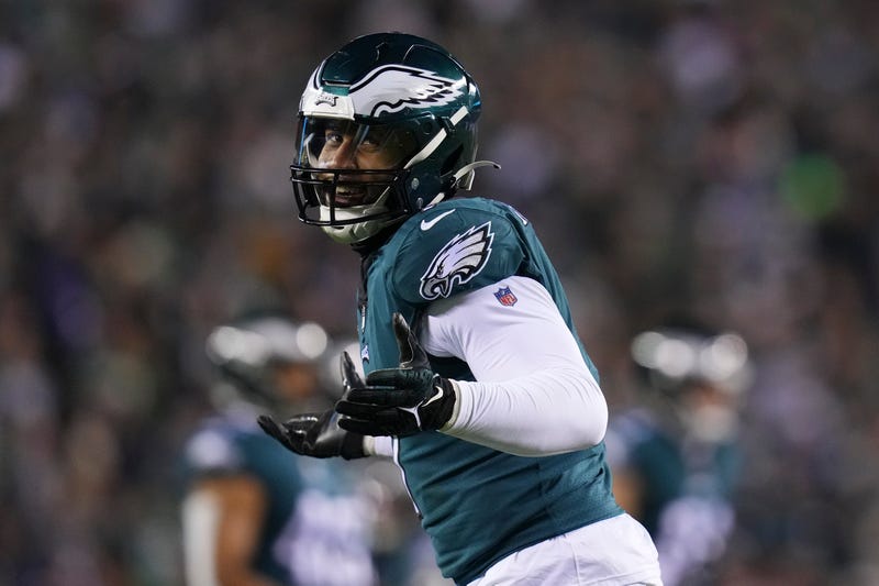 Philadelphia Eagles edge rusher Haason Reddick.