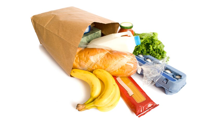 Bag of groceries