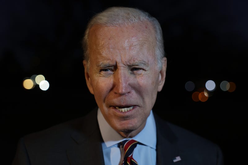 WASHINGTON, DC - JANUARY 27: U.S. President Joe Biden speaks to members of the press on the death of Tyre Nichols prior to his departure from the White House to Camp David on January 27, 2023 in Washington, DC. Video of the fatal death of Tyre Nichols will be released by Memphis officials this evening.