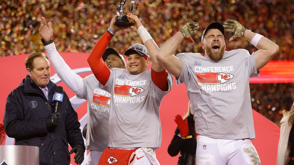 Travis 'The Rock' Kelce? Patrick Mahomes says he could see it someday