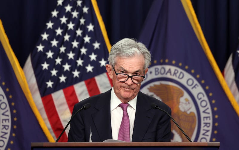 Federal Reserve Board Chairman Jerome Powell speaks during a news conference after a Federal Open Market Committee meeting on February 01, 2023 in Washington, DC. The Federal Reserve announced a 0.25 percentage point interest rate increase to a range of 4.50% to 4.75%. (Photo by Kevin Dietsch/Getty Images)