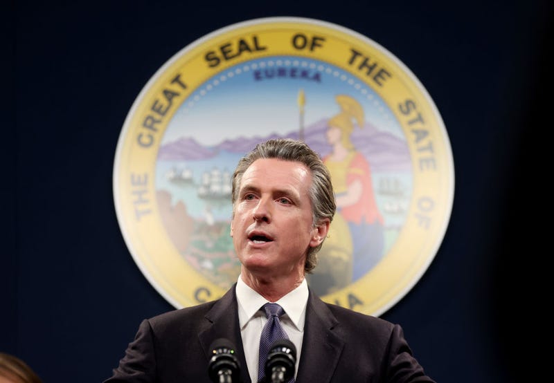 California Gov. Gavin Newsom speaks during a press conference on February 01, 2023 in Sacramento, California.