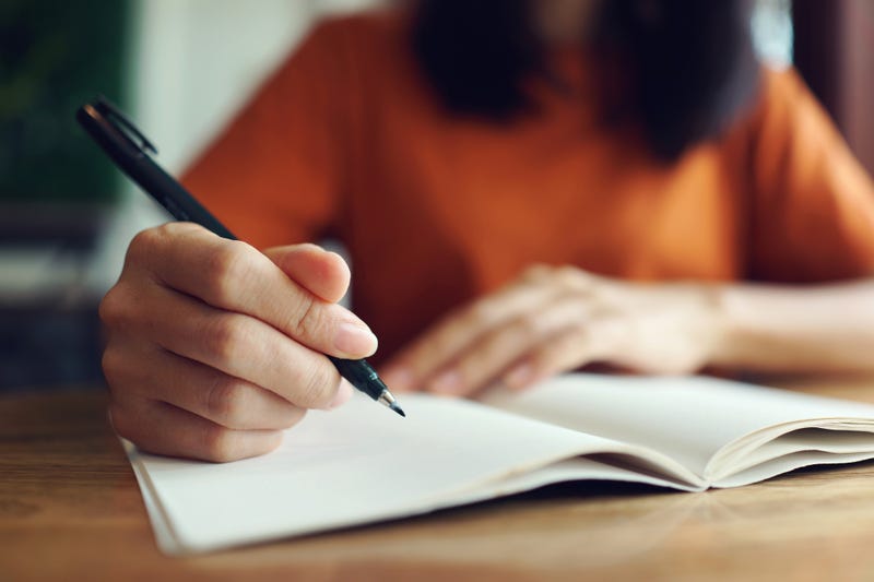 Person handwriting