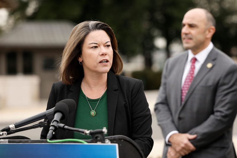 Rep. Angie Craig (D-MN) speaks at a press conference on February 02, 2023 in Washington, DC.
