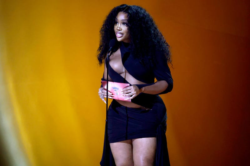 SZA speaks onstage during the 65th GRAMMY Awards