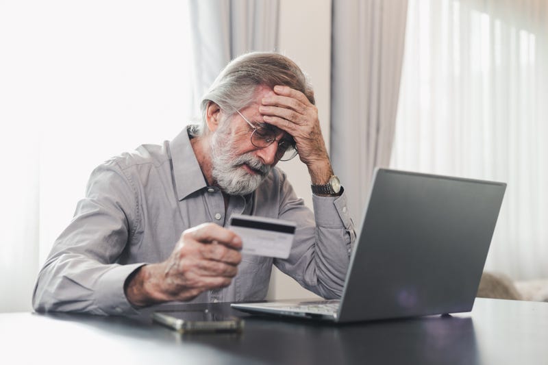 Person realizes they've been scammed