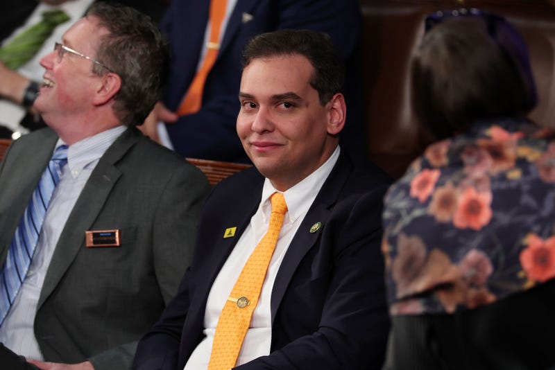 U.S. Rep. George Santos (R-NY) waits for President Joe Biden's State of the Union address during a joint meeting of Congress in the House Chamber of the U.S. Capitol on February 07, 2023 in Washington, DC.