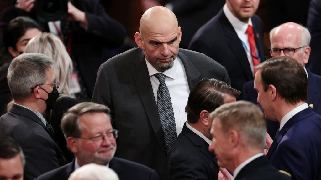 Fetterman could be hospitalized for more than a month