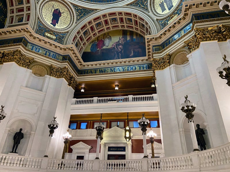 Inside Pa. State Capitol building