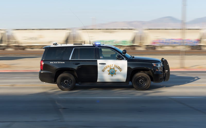 california highway patrol vehicle speeding