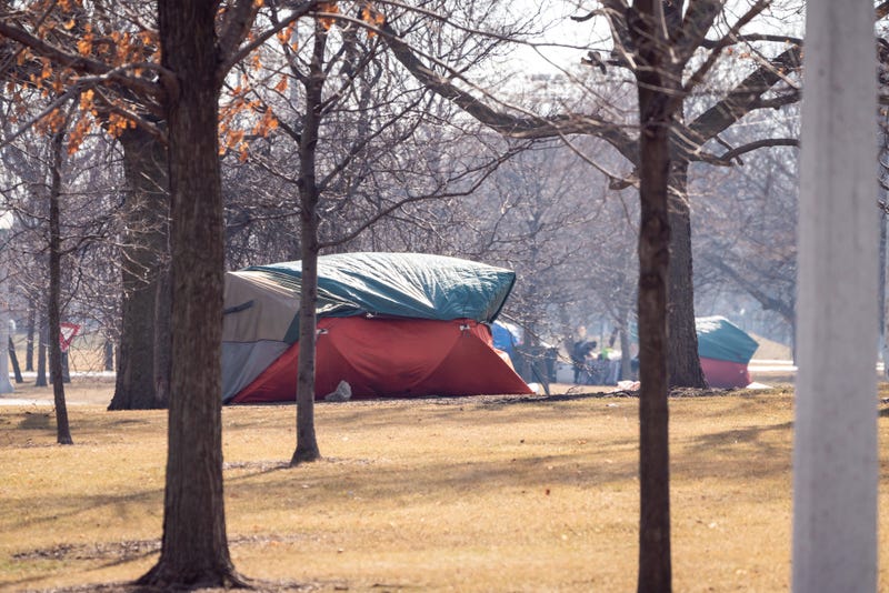 Tent in Chicago