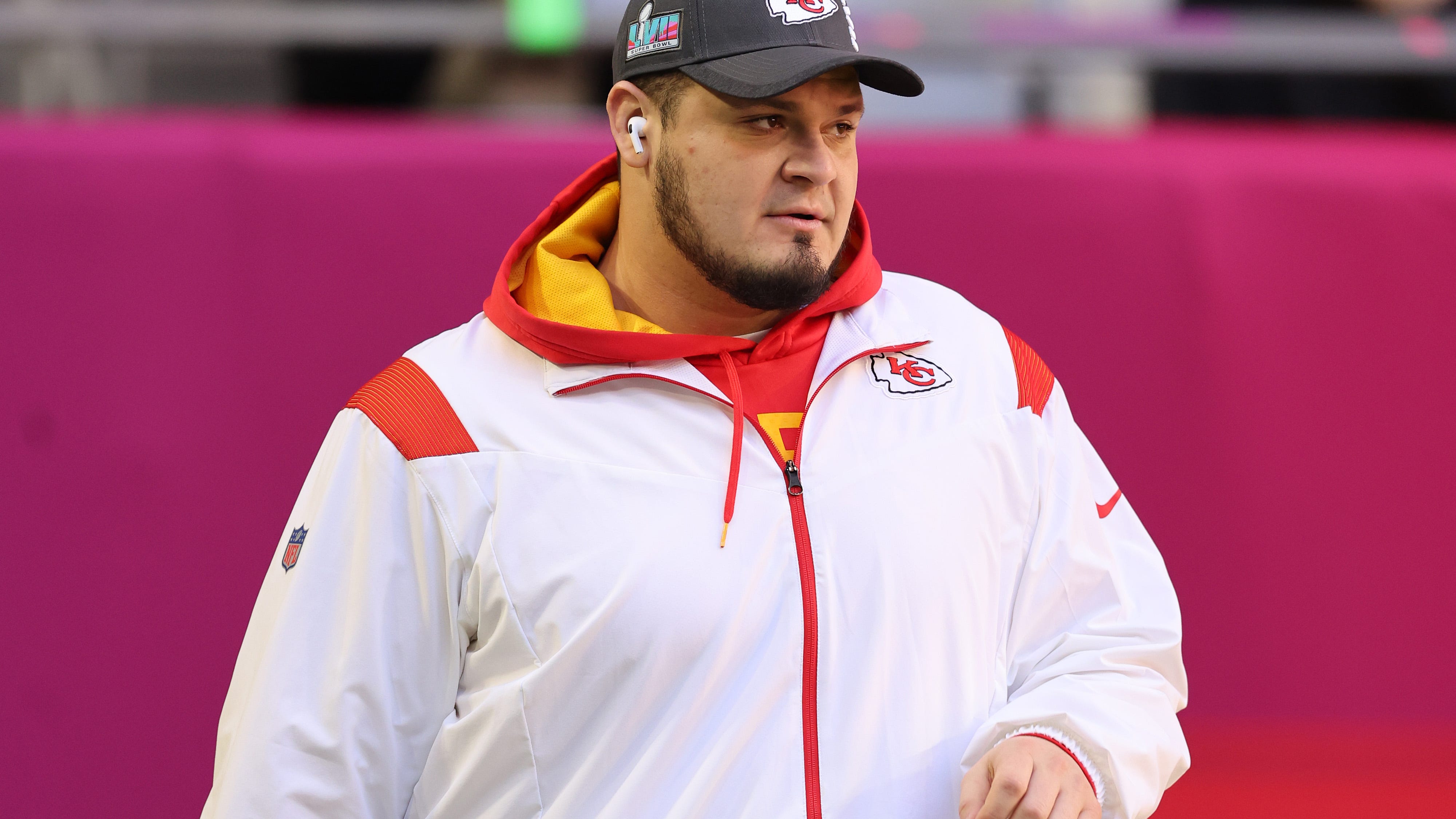 Super Bowl Sunday 'double' the joy for one Chiefs lineman