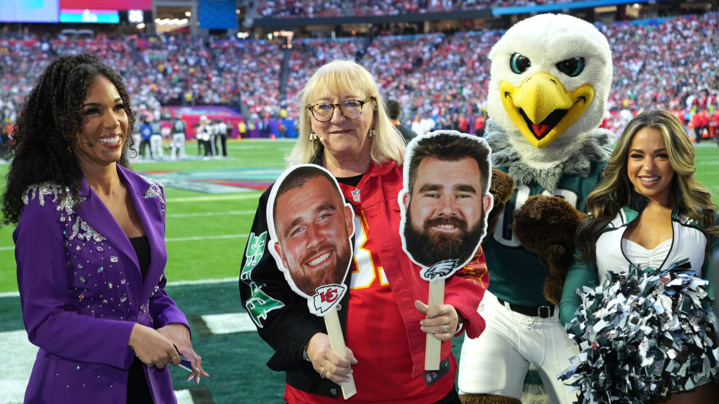 WATCH: Kelce brothers get emotional on podcast talking about mom, dad