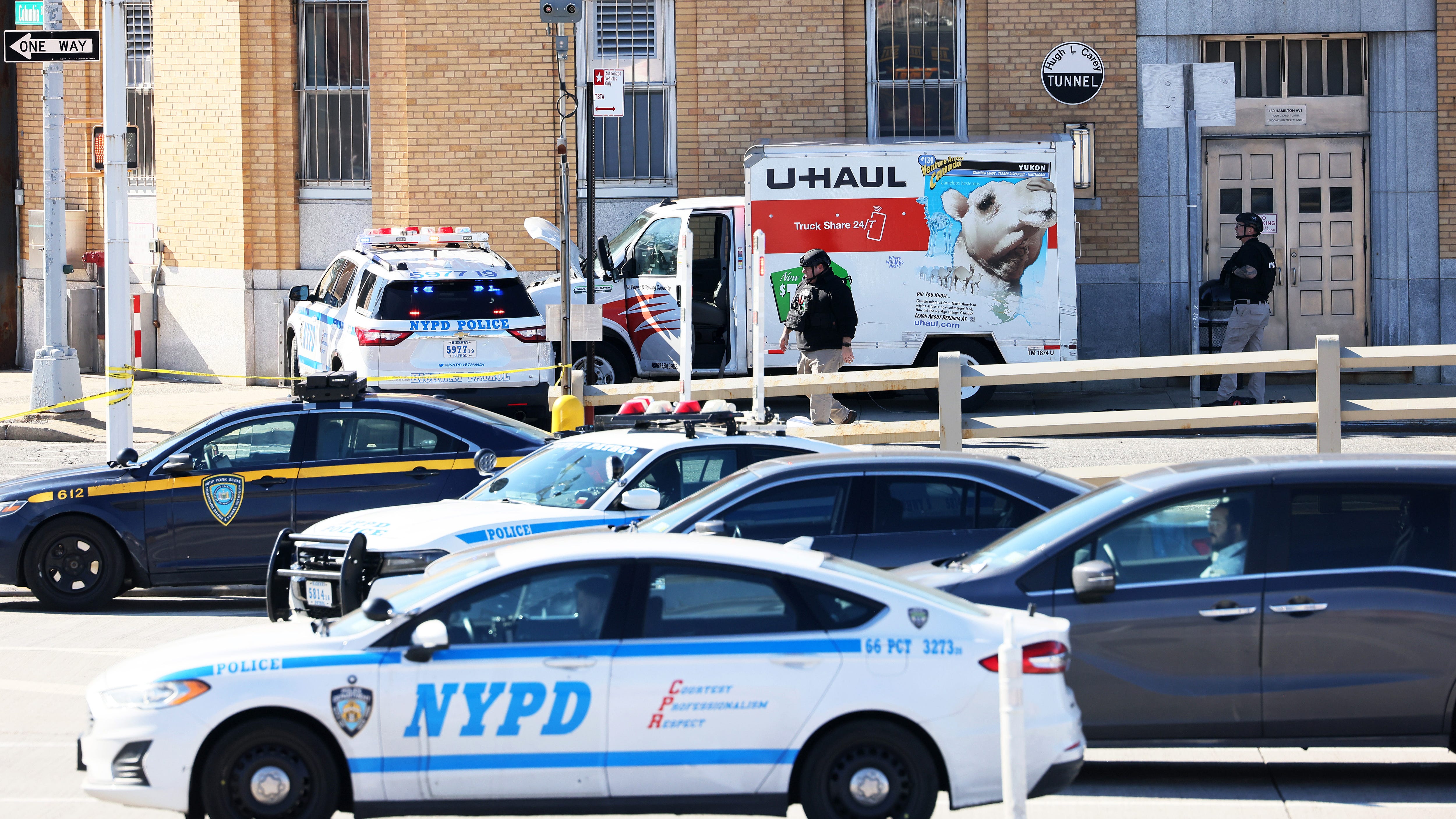 Man in U-Haul truck plows into people in Brooklyn 'rampage'; 8 injured, 2 critically
