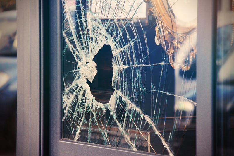 Broken window