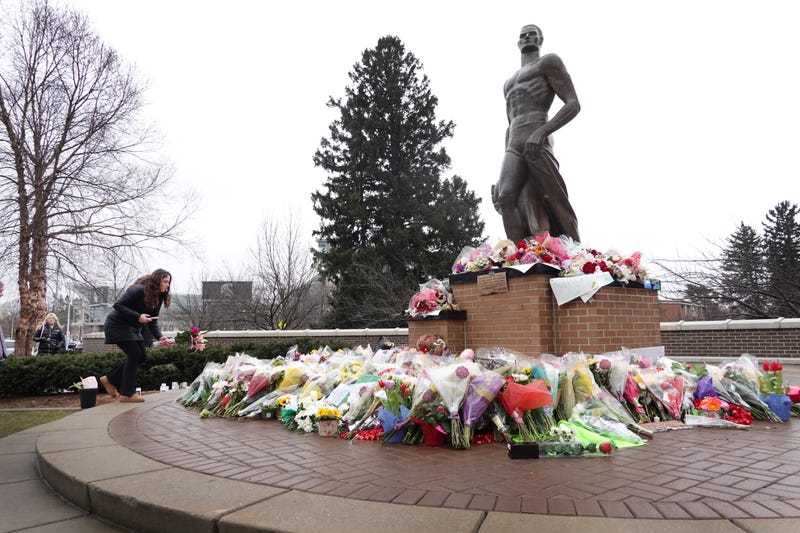 Memorial at MSU's Spartan Statue