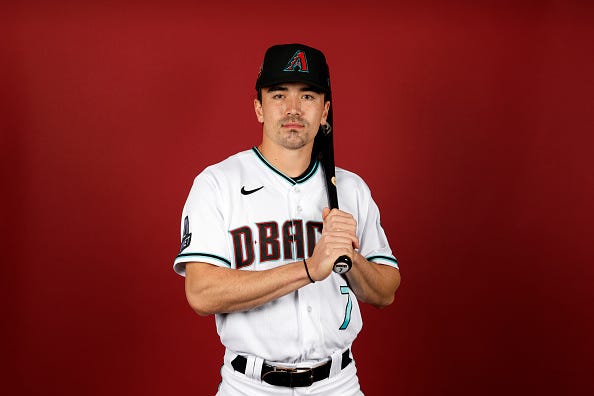 Corbin Carroll is a rookie for the Arizona Diamondbacks.