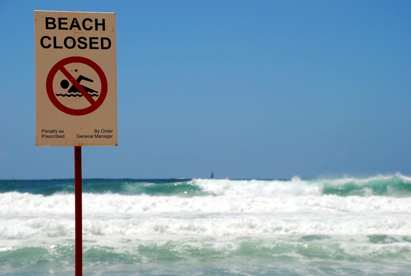 beach closure