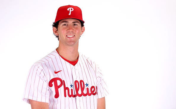Andrew Painter is a rookie for the Philadelphia Phillies.