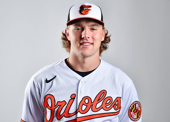 Gunnar Henderson is a rookie for the Baltimore Orioles.