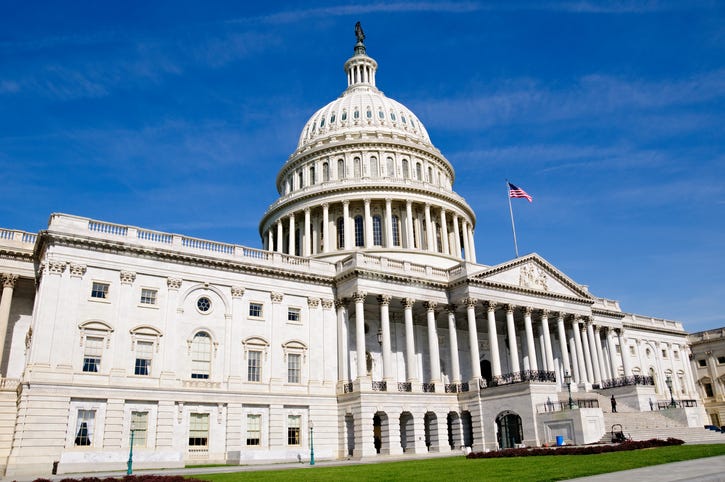 U.S. Capitol building. 