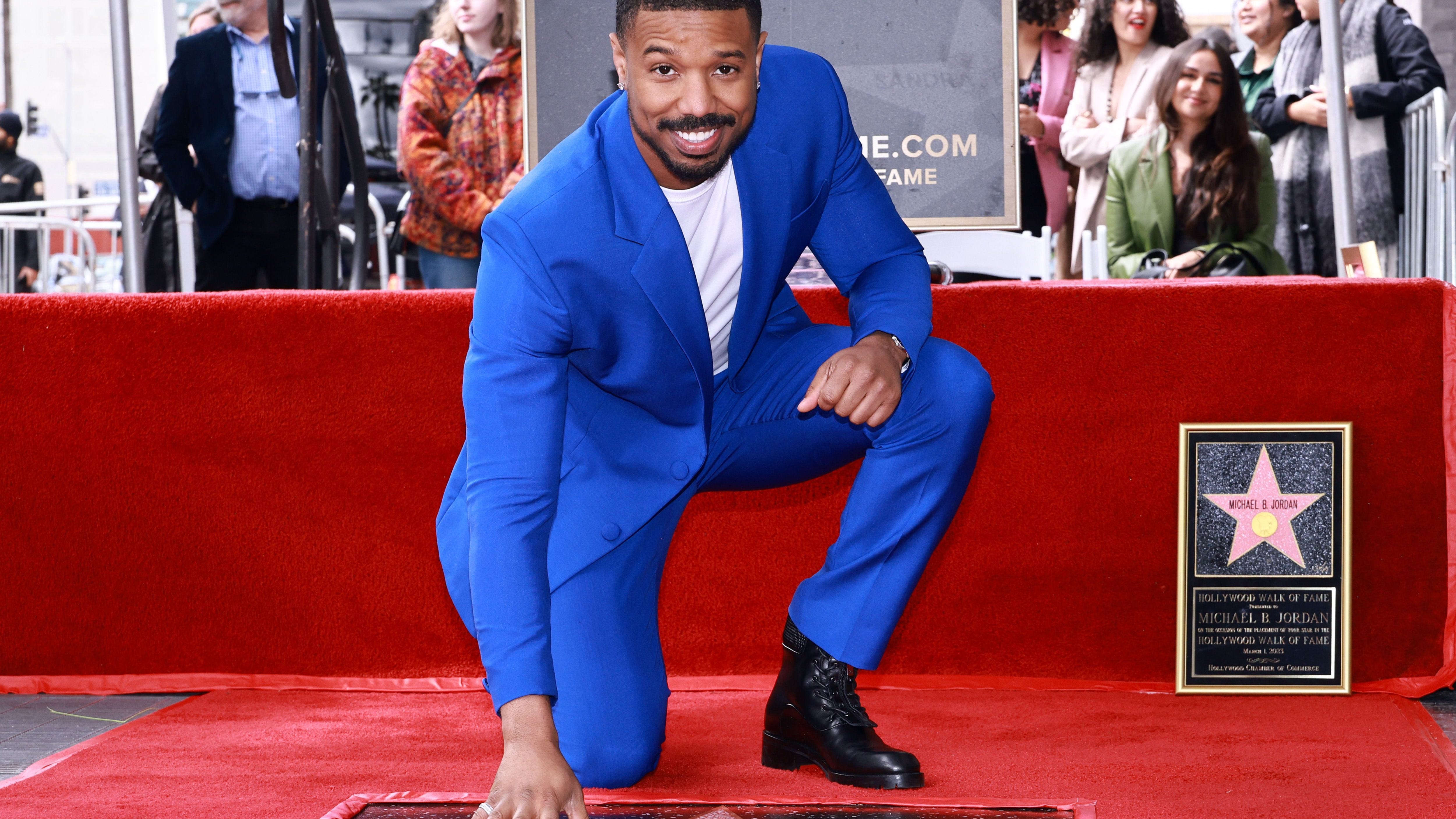 Actor Michael B. Jordan receives star on Walk of Fame