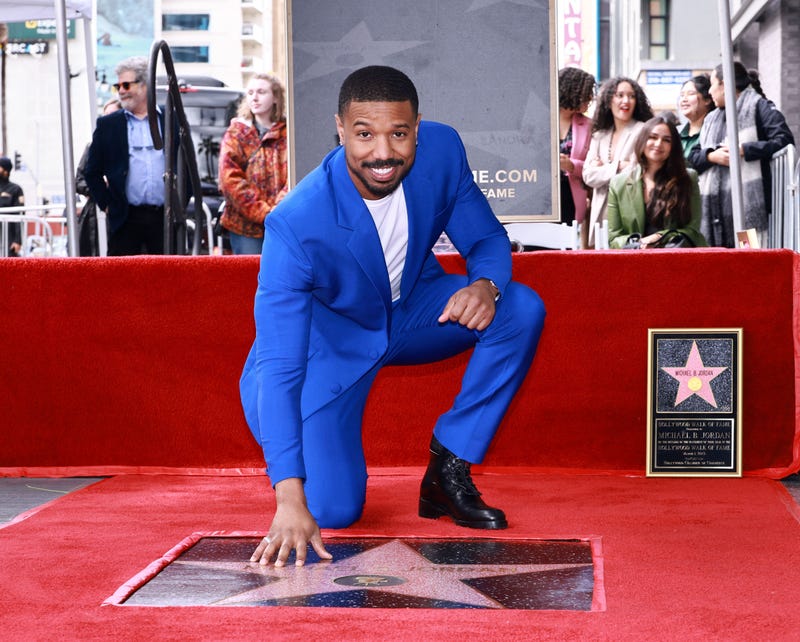 Actor Michael B. Jordan honored with star on Walk of Fame