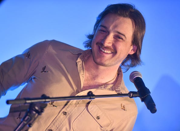 Morgan Wallen speaks during the 13th CMA Triple Play Awards