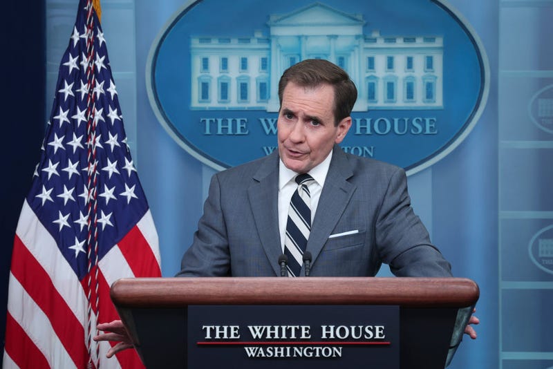 John Kirby, Coordinator for Strategic Communications at the National Security Council, answers questions during the daily press briefing at the White House on March 2, 2023 in Washington, DC. Kirby answered a range of questions primarily related to the ongoing war in Ukraine during the briefing. (Photo by Win McNamee/Getty Images)