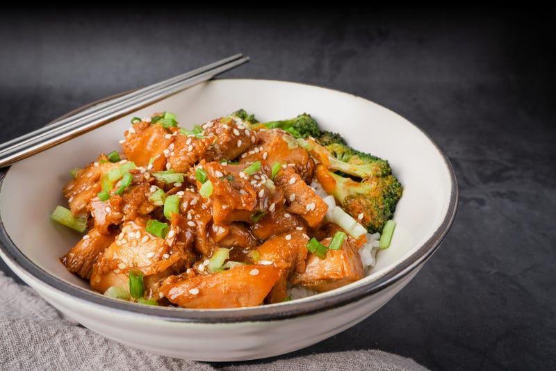 Chicken and broccoli 