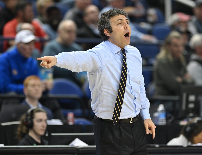 Head coach Josh Pastner of the Georgia Tech Yellow Jackets reacts during the second half of their game against the Pittsburgh Panthers in the second round of the ACC Basketball Tournament at Greensboro Coliseum on March 08, 2023 in Greensboro, North Carolina.