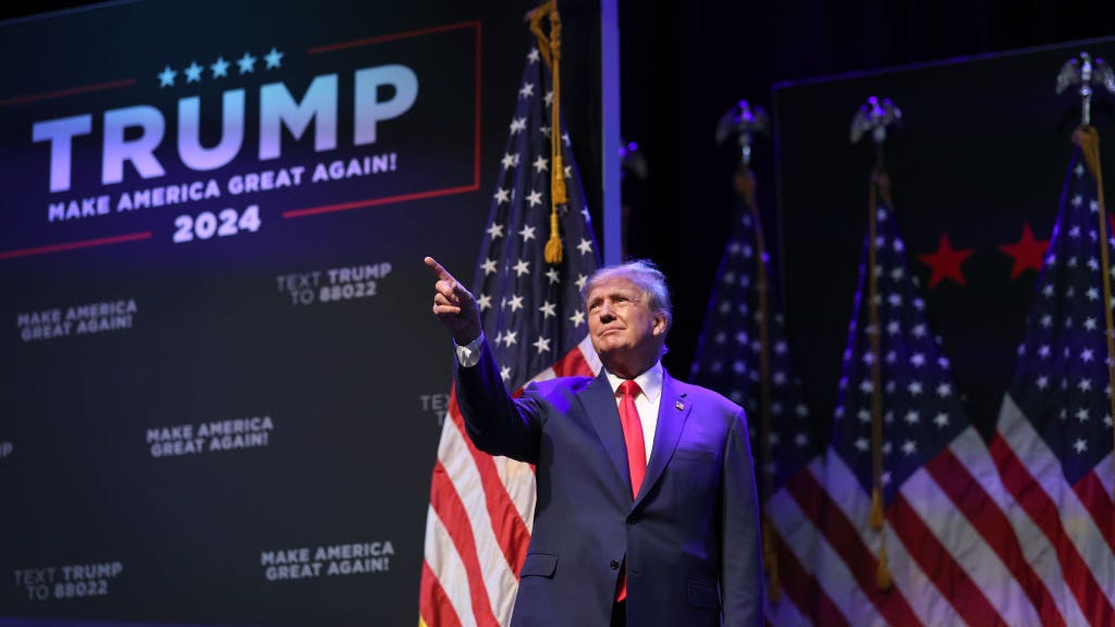 Trump leads DeSantis but loses to Biden in new poll