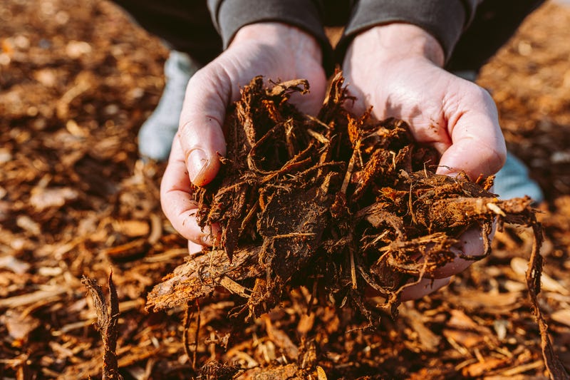 Holding Mulch
