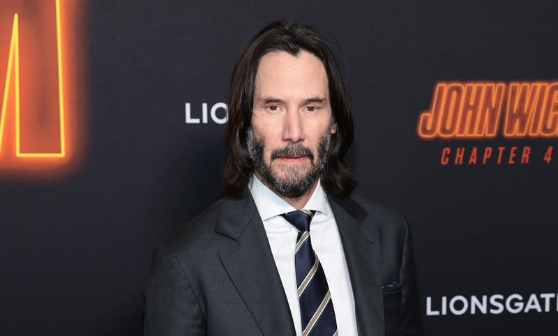 Keanu Reeves attends Lionsgate's "John Wick: Chapter 4" screening at AMC Lincoln Square Theater on March 15, 2023 in New York City.