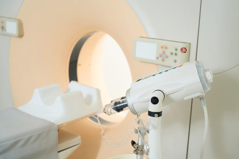 Modern MRI equipment in the laboratory, CT computer tomography. Healthcare concept